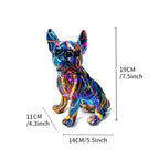 French Bulldog Resin Statue Decoration,