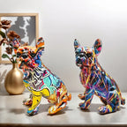 French Bulldog Resin Statue Decoration,