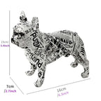 French Bulldog Resin Statue Decoration,